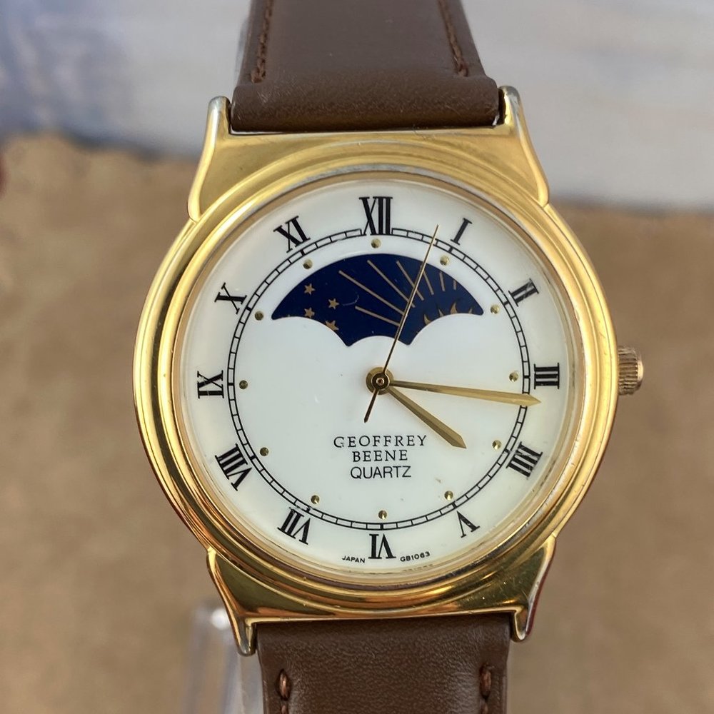 Vintage Geoffrey Beene Moonphase Watch